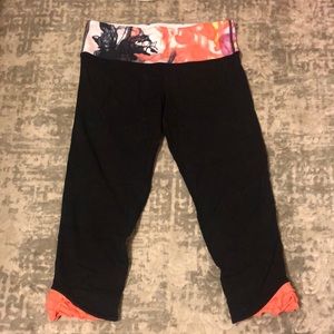 Black Ruffle Lululemon Leggings